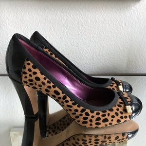 EUC Coach Poppy Leopard 🐆 Print Pumps Size 6